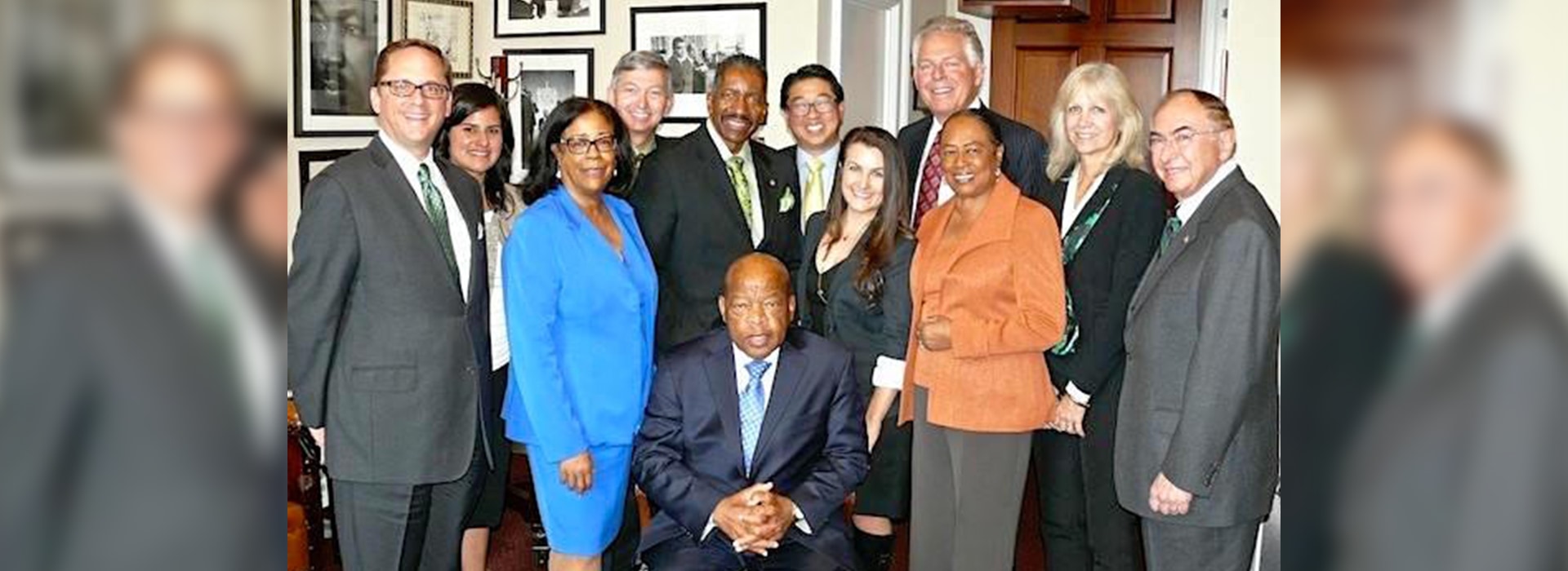 Jan Perry photo with John Lewis, California's 37th Congressional District