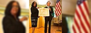 Jan Perry photo with the Emperor of Japan, 37th Congress District of California